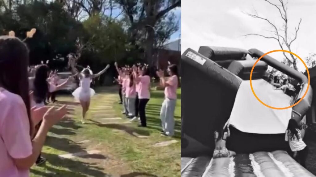Ocurrió durante este fin de semana en una conocida casa de alquiler donde habitualmente se realizan fiestas, ubicada de calle Circunvalación, cerca del club Ex Celulosa. Aparentemente, el inflable comenzó a desinflarse tras un corte de luz y varias amigas cayeron. Una de ellas permaneció en observación en el SAMCO local y, tras recibir el alta, regresó a la fiesta.